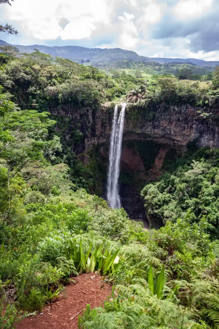 Afrika Urlaub Mauritius Chamarel Wasserfall