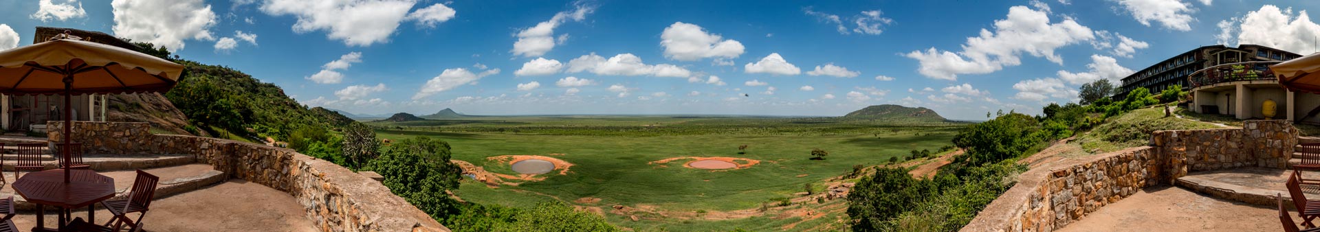 Panorama Voi Safari Lodge Kenia Reiseziel Afrika