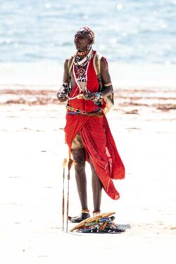 Diani Beach Kenia Massai Reiseziel Afrika